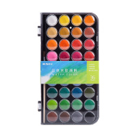 晨光水彩颜料36色*2盒经久耐用着色力好固体款APLN6566