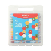 晨光油画棒24色*2盒顺滑显色笔触均匀米菲PP盒FGMY3303