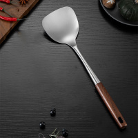 美厨炒铲胡桃木柄经久耐用防烫手柄316不锈钢MCCU0605