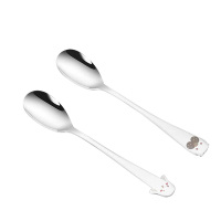 美厨汤勺2件套316L不锈钢卡通可爱动物系列MCCU2013