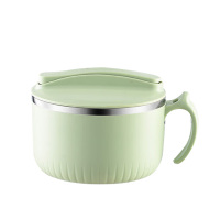 美厨泡面杯1200ml不锈钢学生上班族薄荷绿MCWA9690