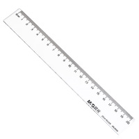 晨光直尺24根装20cm办公学习均能用透明材质ARL96004