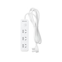 晨光插座3位1.8米延长线舒适便捷表面平整光滑AEA986C9