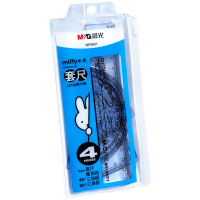 晨光套尺15cm圆润边角不伤手米菲系列MF9601(颜色随机)