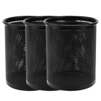 晨光笔筒3个装一筒多用收纳省心简约易清洗金属圆型ABT98403