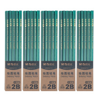 晨光木杆铅笔六角2B10支*5盒手感好AWP35715(包装随机)