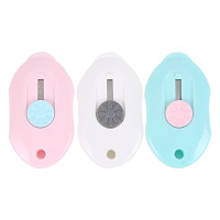 晨光美工刀12把*1盒小巧便携迷你款ASS91361(颜色随机)