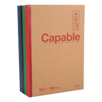 晨光装订本B5100页*4本纸张厚实APYJY550(颜色随机)