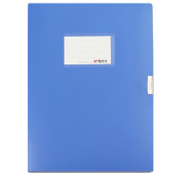 晨光档案盒35mm*3个蓝色手感舒适文件收纳ADM94816B