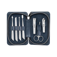 张小泉指甲刀七件套美容套装鼻毛剪指甲钳蓝风铃款H41317000