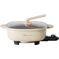 小熊电火锅大容量多功能蒸煮锅炒涮一体耐磨耐用DHG-D60L5