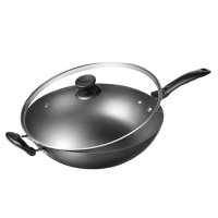 苏泊尔炒锅34cm耐锈铸铁锅家用无涂层炒菜锅FC34E21