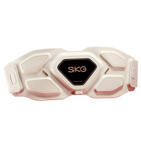 SKG腰部按摩器脉冲推揉金腰带暖腹护腰椎G7系列1代豪华(颜色随机)