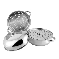 思钢锅具套装不锈钢汤锅奶锅料理盆家用三件套SG-HC023B