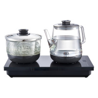 欧美特电水壶1L智能恒温快速沸腾防尘免开盖底部加水OMT-JS1906