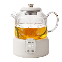 欧美特煮茶器0.8L加厚玻璃智能预约OMT-YS1533