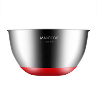 美厨洗菜盆23cm不锈钢加厚带刻度调料和面盆MCWA0538