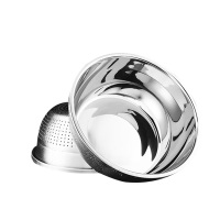 美厨不锈钢盆筛套装加厚加深调料盆汤盆洗菜通用MCWA7225