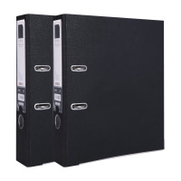 晨光文件夹3寸*2个装文件储蓄量大经济型黑色ADM95076A