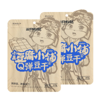 三只松鼠豆干甜辣味辣条豆腐干即食小吃休闲零食100g*2袋