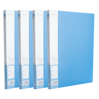 晨光资料册20页*4个装文件轻松整理新锐派蓝ADM95095B