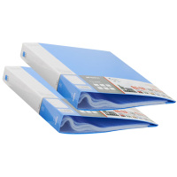 晨光资料册60页*2个装文件方便拿取新锐派蓝色ADM95098B