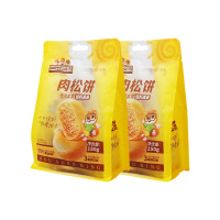 三只松鼠肉松饼唇齿留香香软不腻皮薄馅多休闲美味150g*2袋