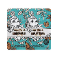 三只松鼠核桃清香酥脆颗粒饱满回味醇厚休闲零食75g*2袋