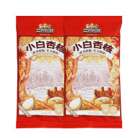 三只松鼠杏仁皮薄易剥口口酥脆原色原味休闲零食80g*2袋