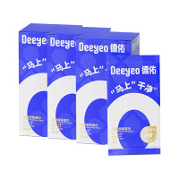 德佑湿巾1片*20包*3盒安全无刺激马桶清洁10020883