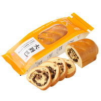 雅觅面包含膳食纤维葡萄干醇香耐嚼金瓜提子大列巴500g
