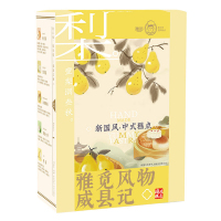 雅觅秋梨奶黄酥咸甜酥软唇齿留香休闲中式糕点360g