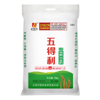 五得利小麦粉五星特精粉面粉包子拉面粉米面大袋白面10kg(包装随机)