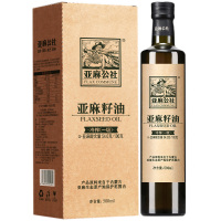 亚麻公社亚麻籽油易储存坚果香味凉拌伴侣油体金黄500ml
