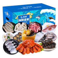 星龙港食品礼盒海鲜深海捕捞新鲜精品功成名就4340g