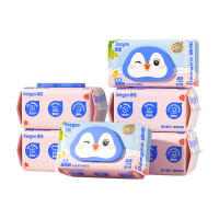 德佑婴童湿厕纸80片*6包柔软加厚10011054(包装随机)