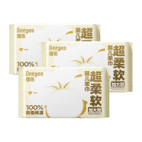 德佑绵柔巾80片*3包舒适抽取式棉赛尔10030371R03