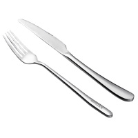MAXCOOK美厨刀叉2件套镜面抛光丝滑握感304不锈钢MCGC352