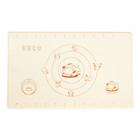 MAXCOOK美厨揉面垫50*70cm加厚淘气狗款米色MCPJ2807