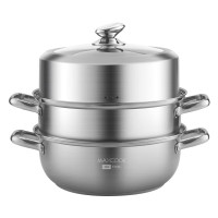 MAXCOOK美厨蒸锅30cm不锈钢二层款MCZ2044