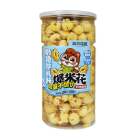 三只松鼠爆米花休闲零食便携香脆小吃奶香味180g*1罐
