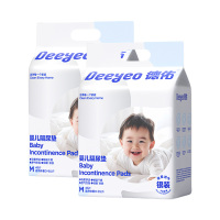 德佑婴儿护理垫46片*2包M号柔软2001DYUP400R02(包装随机)