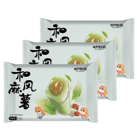 三只松鼠和风麻薯糕点心浓郁抹茶味夹心休闲零食小吃150g*3袋