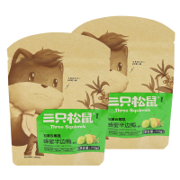 三只松鼠蜂蜜半边梅李子水果干清香酸甜开胃零食解馋小吃116g*2袋