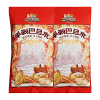 三只松鼠手剥巴旦木休闲零食坚果干果扁杏仁小吃60g*2袋
