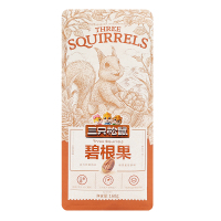 三只松鼠碧根果颗粒饱满鲜香酥脆开袋即食休闲小吃160g