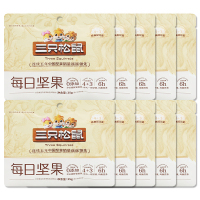 三只松鼠每日坚果均衡搭配鲜香酥脆分区锁鲜开袋即食25g*10袋