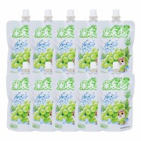 三只松鼠果冻爽果冻解馋小吃零食洛神葡萄味150g*10袋