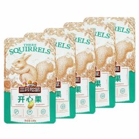 三只松鼠开心果原色无漂白休闲零食坚果炒货干果小吃100g*5袋