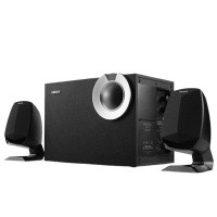 漫步者电脑音箱木质箱体音质纯粹音效清晰声压稳定黑色R201BT